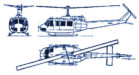 Bell 205A-1 Helicopter