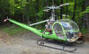 Hiller UH12c 3-seat helicopter