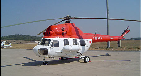 Mi-2 helicopter