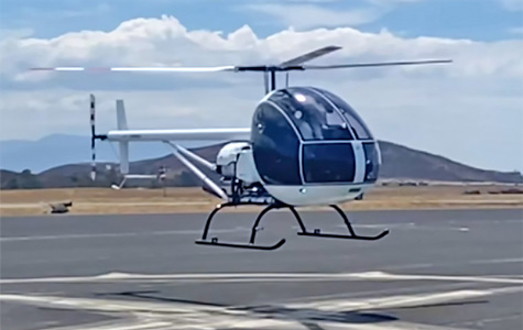 AK1-3 two-seat helicopter
